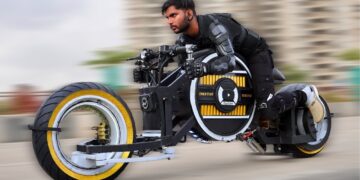 Homemade Hubless Electric Bike