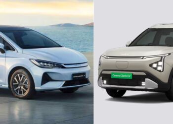 Kia Carens Clavis EV vs BYD eMax7 Specs Price Features Comparison