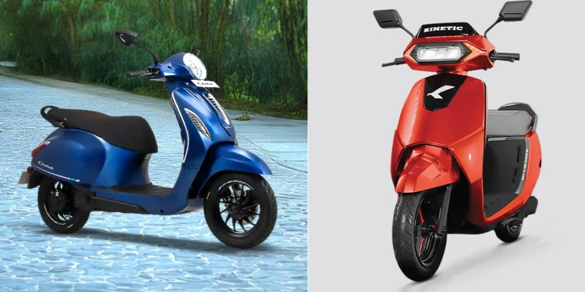 Kinetic DX vs Bajaj Chetak Electric Specs Features Price Comparison