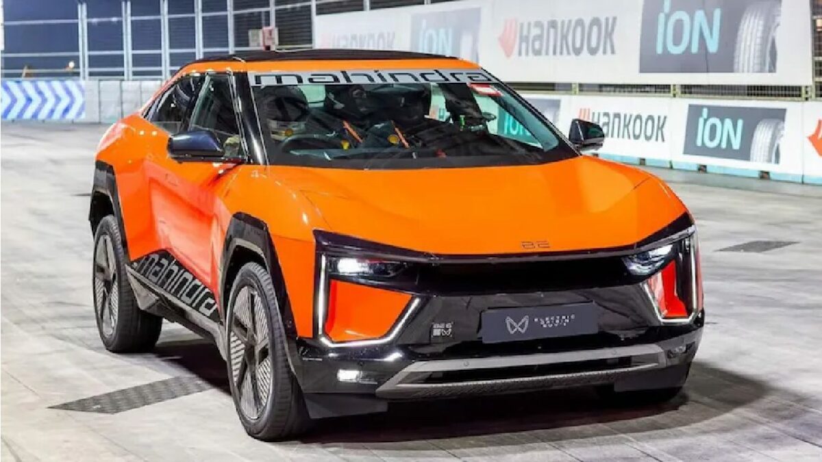 Mahindra BE 6 First Indian eSUV at London E-Prix Circuit