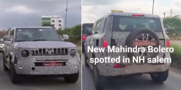Mahindra Thar Sport New Bolero Spied