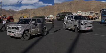 Mahindra Thar Sport aka new-gen Bolero Neo Spotted Testing