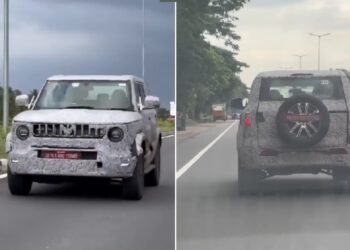 Mahindra Thar Sports Spied