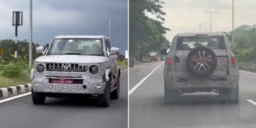 Mahindra Thar Sports Spied