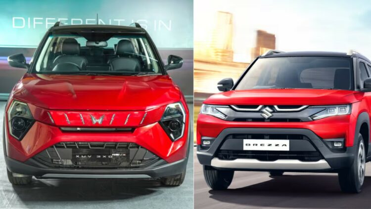 Mahindra XUV 3XO RevX vs Maruti Brezza Comparison