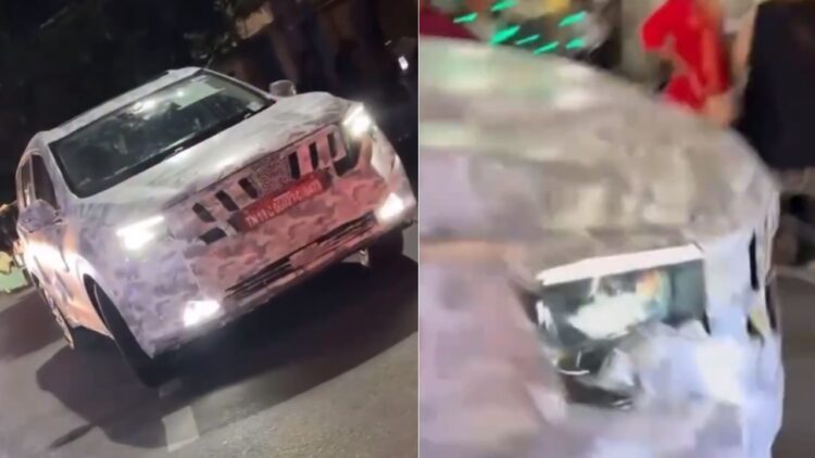 Mahindra XUV700 Facelift Spied Testing