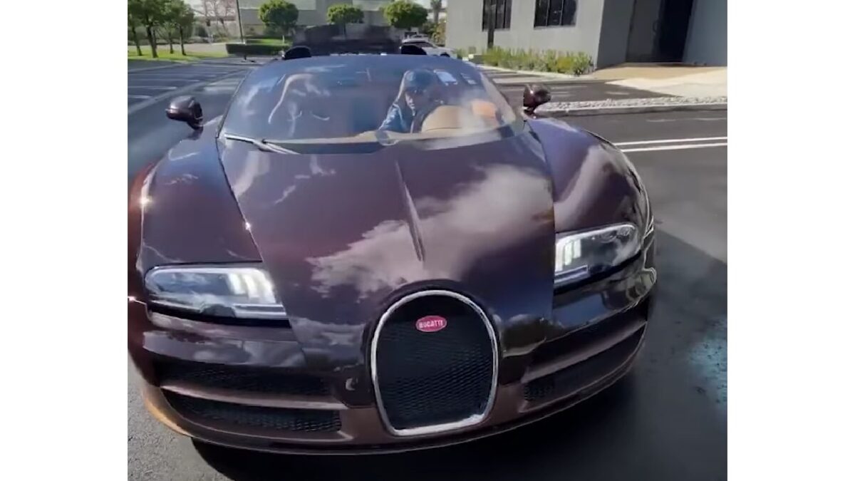 Manny Khoshbin with Bugatti Veyron Grand Sport Vitesse Rembrandt