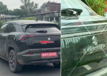 Maruti eEscudo Spied Testing