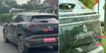 Maruti eEscudo Spied Testing