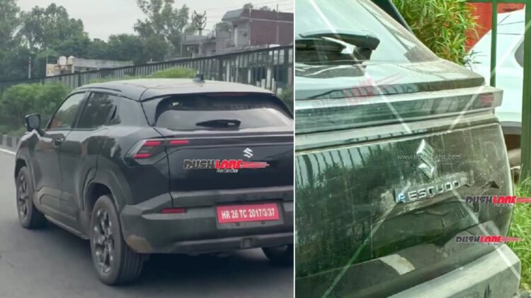 Maruti eEscudo Spied Testing