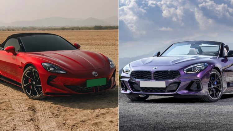 MG Cyberster vs BMW Z4 Specs Price Features Comparison