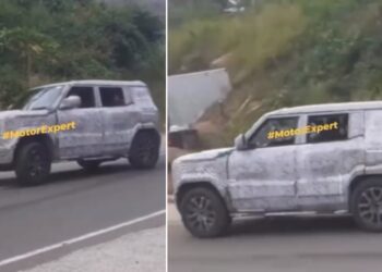 New Mahindra Bolero Neo aka Thar Sports Spied Testing