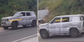 New Mahindra Bolero Neo aka Thar Sports Spied Testing