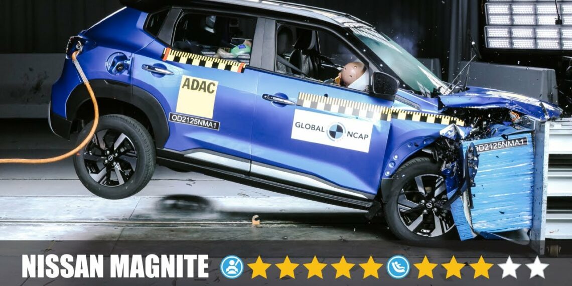 new nissan magnite global ncap 5-stars