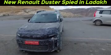 new renault duster spied ladakh