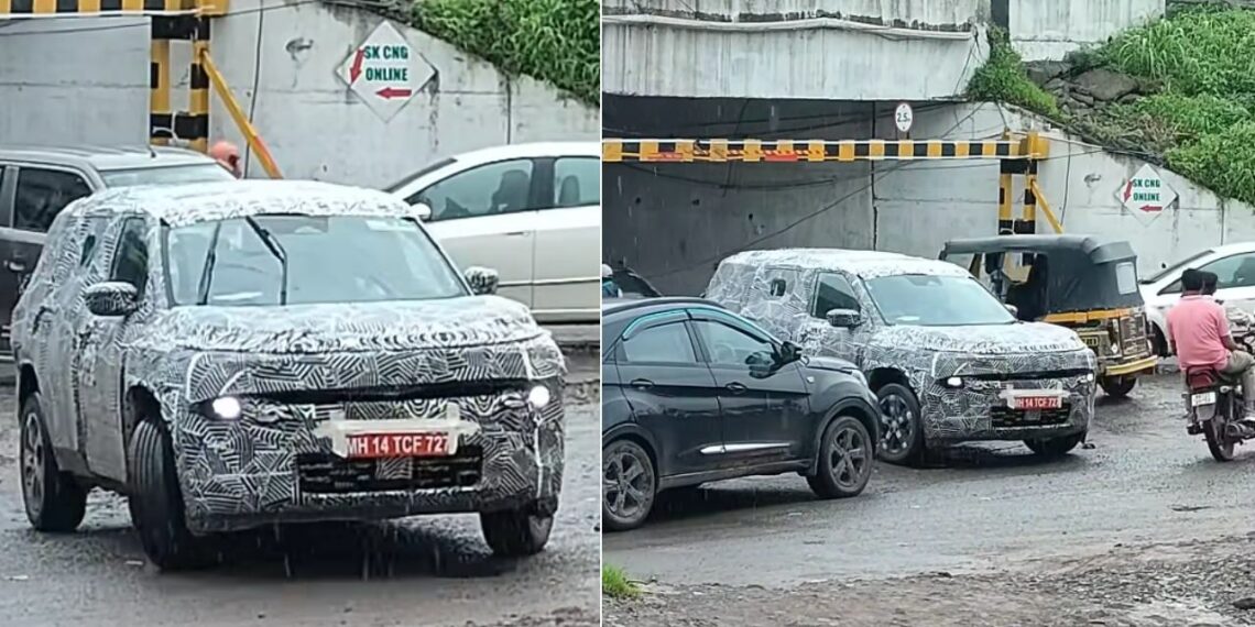 New Tata Sierra Spotted Testing