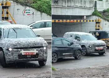 New Tata Sierra Spotted Testing