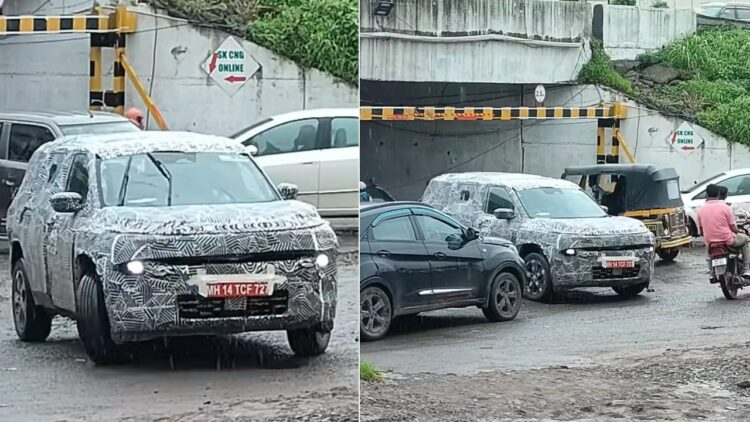 New Tata Sierra Spotted Testing
