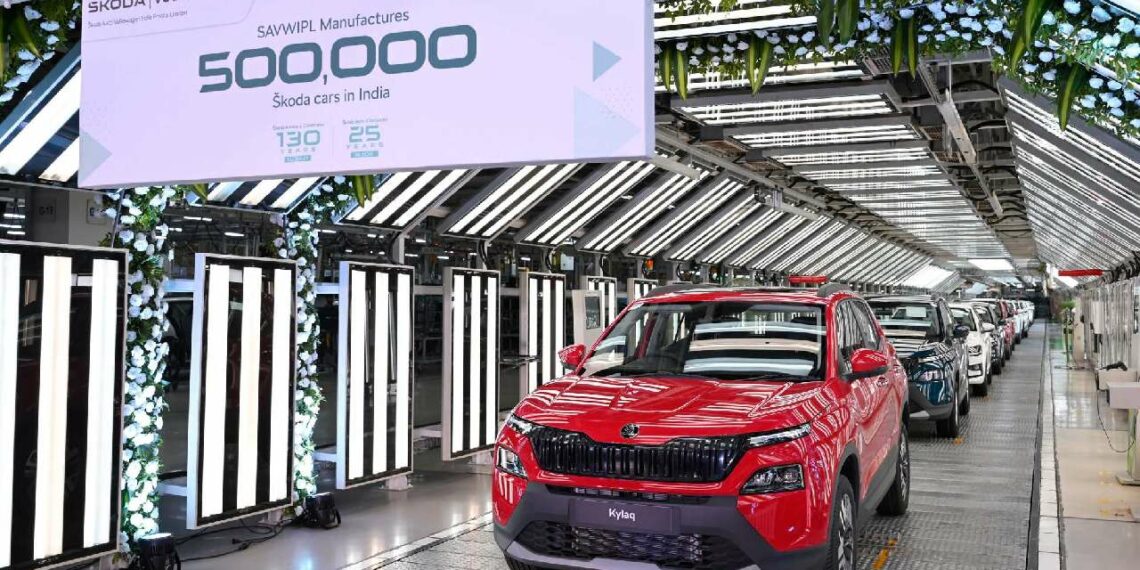Skoda Auto Volkswagen Indian Rolls Out 500000th Car in India