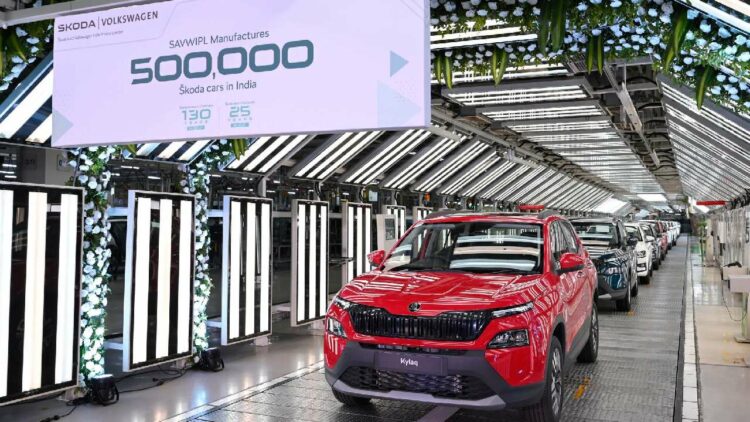Skoda Auto Volkswagen Indian Rolls Out 500000th Car in India