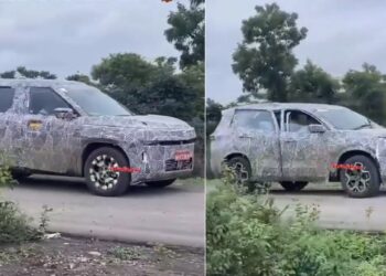 Tata Safari EV and Sierra EV Spotted