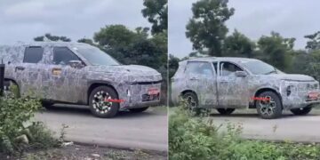 Tata Safari EV and Sierra EV Spotted