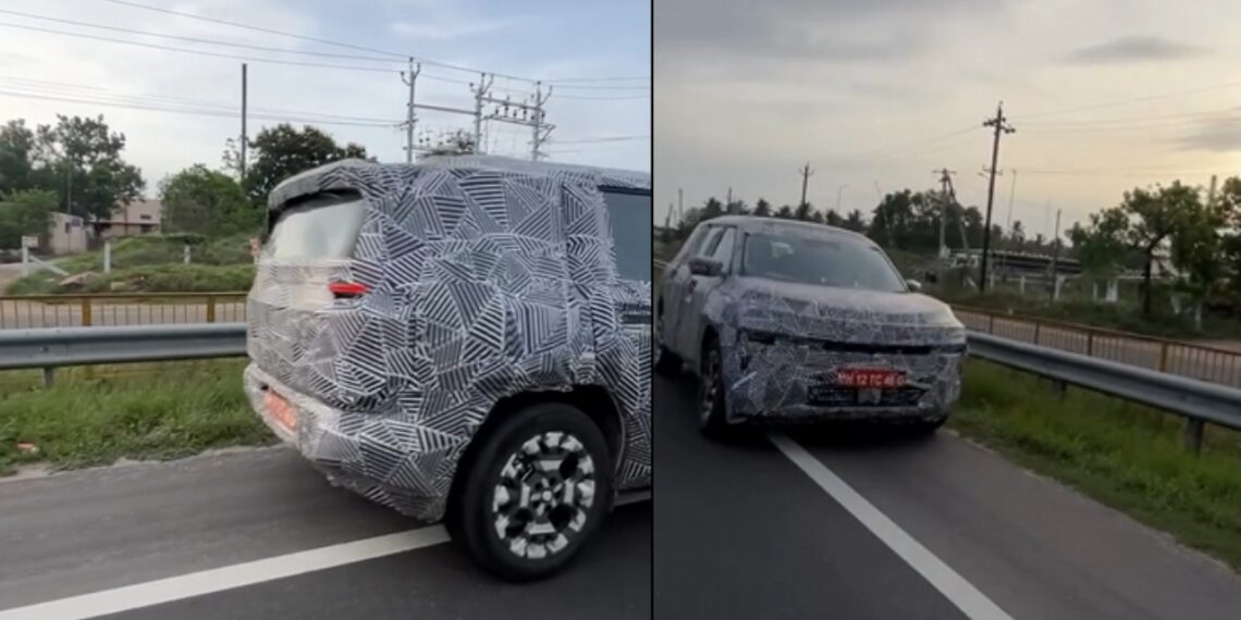 Tata Sierra Spied Testing