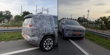 Tata Sierra Spied Testing