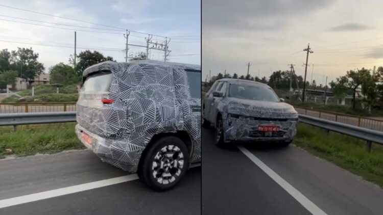 Tata Sierra Spied Testing
