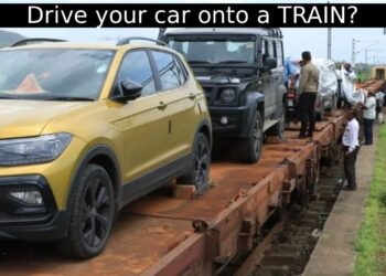 Konkan Railways Ro Ro Service - Drive your car onto a train
