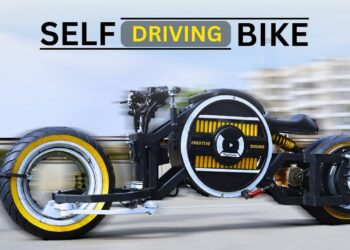 Driverless Hubless Electric Motorcycle