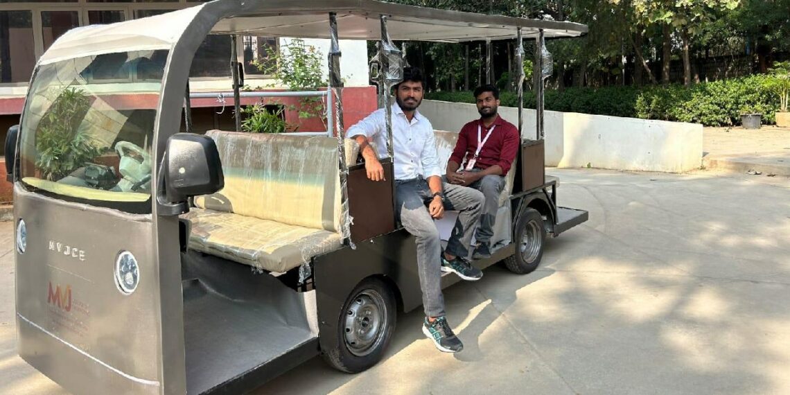 Engineering Students Create 12-seat EV