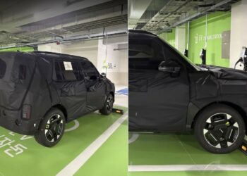 Kia Syros EV Spied Testing