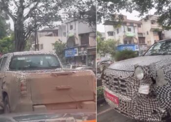 Mahindra Scorpio N Pickup Spied Testing