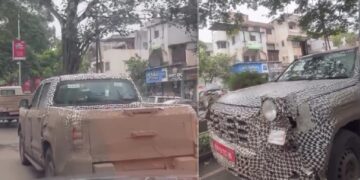 Mahindra Scorpio N Pickup Spied Testing