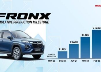 Maruti Fronx 5 Lakh Production Milestone