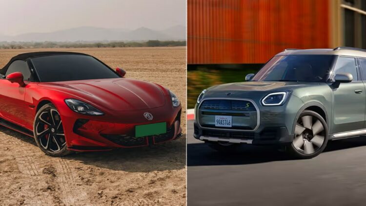 MG Cyberster vs Mini Countryman Electric Specs Price Features Comparison