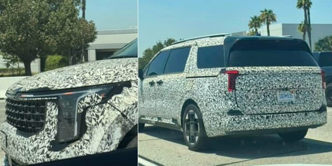 New-Generation Kia Carnival Spotted Testing