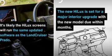 New Toyota Hilux Interior Leaked