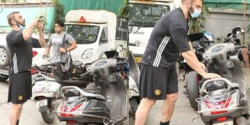 Sohail Khan Checks Out Ducati Scrambler 1100