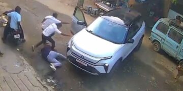 Tata Harrier EV Summon Mode Malfunction Accident