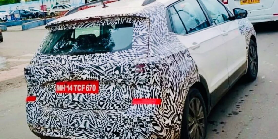 VW Taigun Facelift Spotted Testing