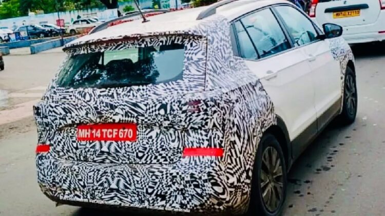VW Taigun Facelift Spotted Testing