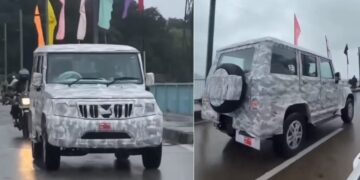 2025 Mahindra Bolero Facelift Spied Testing