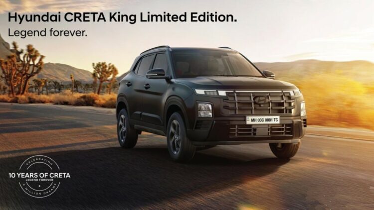 Hyundai CRETA King Limited Edition Official Image Front Three Quarters