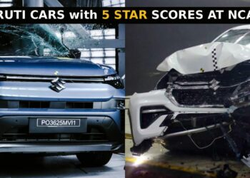 MARUTI CARS with 5 STAR SCORES AT NCAP