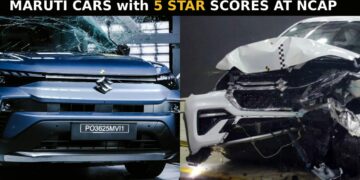 MARUTI CARS with 5 STAR SCORES AT NCAP