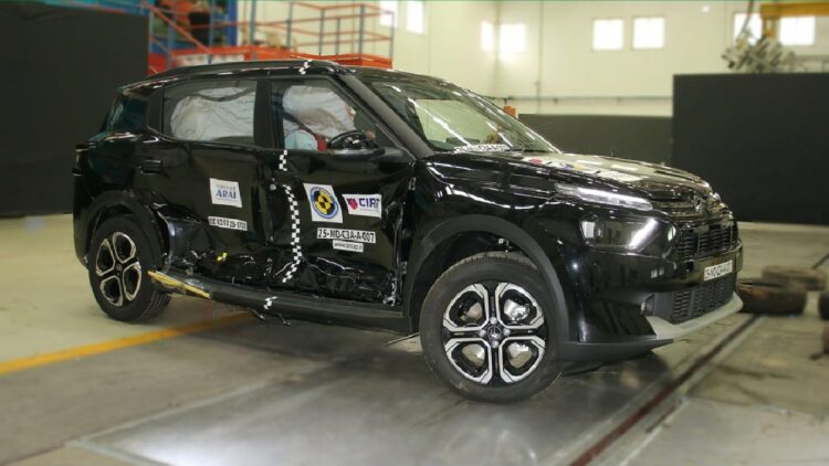 Citroen Aircross 5-star Bharat NCAP Safety Rating