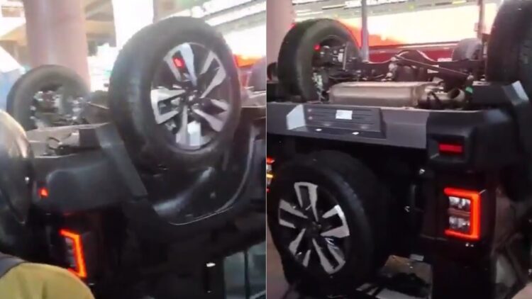 Mahindra Thar Owner Crash Showroom