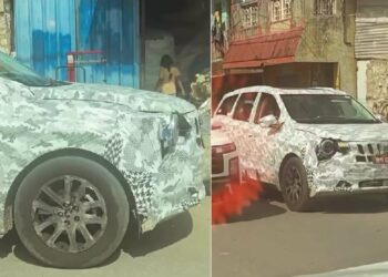 Mahindra XUV700 Facelift Spied Testing